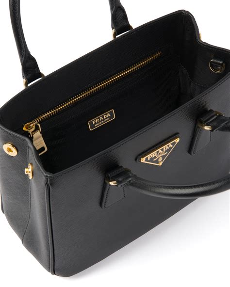 prada bag black white|prada saffiano bag price.